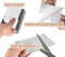 Self-Adhesive Glass Craft Mini Square & Round Mirrors Mosaic Tiles/Stickers for DIY Craft Decoration,5 x 5 mm,7200 Pieces